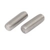 Sourcingmap M8 x 25mm 1.25mm Pitch 304 Stainless Steel Fully