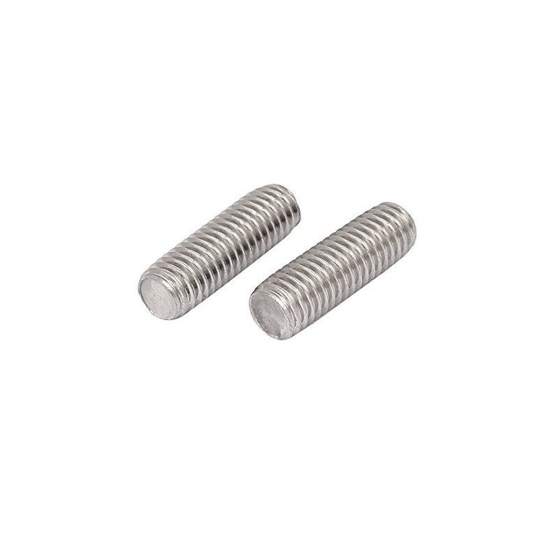 Sourcingmap M8 x 25mm 1.25mm Pitch 304 Stainless Steel Fully