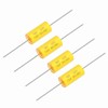 sourcing map 4Pcs 1uf Frequency Divider Capacitor, 250V Axial Audio