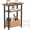 Heybly Narrow Side Table for Small Space, 25.2" Tall Nightstand