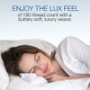 180 Thread Count 100% Pure Anti-Allergic Percale Fitted Sheet Stretches