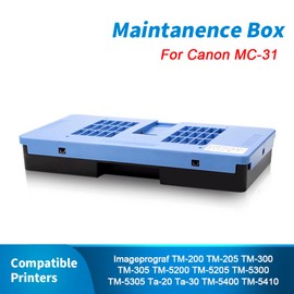 MC-31 Maintenance Cartridge Replacement for Canon Imageprograf TM-200 TM-205 TM-300 TM-305 TM-5200 TM-5205 TM-5300 TM-5305 Ta-20 Ta-30 Printers