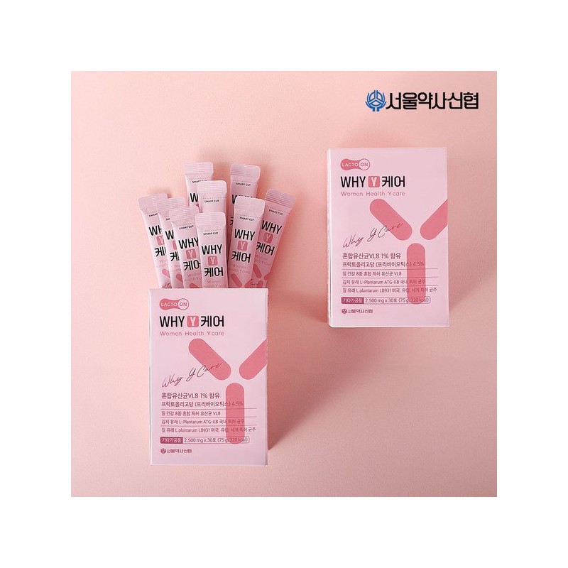 Seoul Pharmacists Cooperative WHY Y케어 질 유래 특허 유산균 2.5g