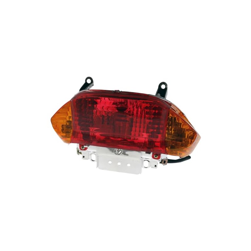 2EXTREME Rear Light, Orange Indicator Compatible with JINAN QINGQI QM50QT-6,