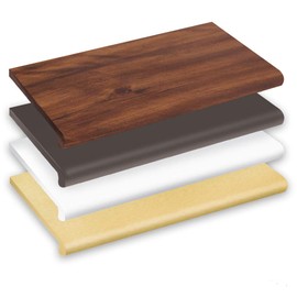 Plastic Bullnose Shelf in Maple 24 W x 13 D Inches - Lot of 4 Shelves