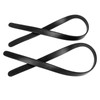 2Pcs Leather Bag Handles 25.6in Long 0.7in Wide Synthetic Leather