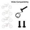 Ebike Full Twist Throttle Grip Kit, 3 Pin Waterproof Anti-Slip