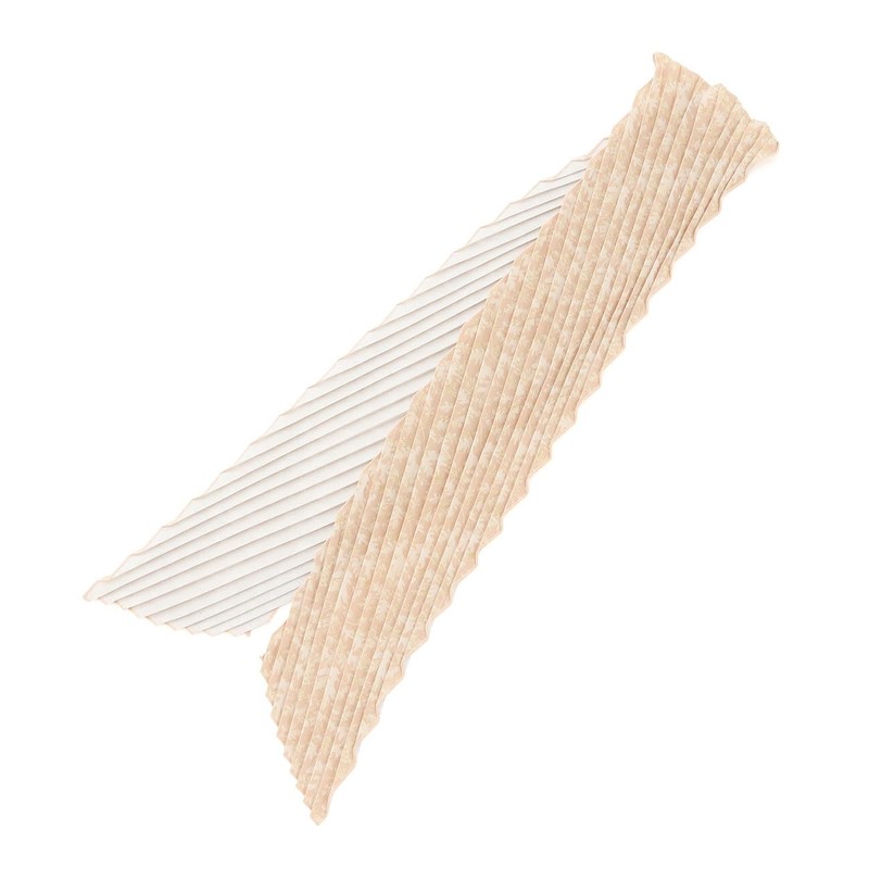 Lope Picnic GIN21020 Women's Leaf Print Pleated Multi Scarf, khaki