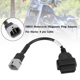 Frezon 4 Pin to 16 Pin OBD2 Diagnostic Cables Adapter For Touring Electra Glides For Harley 4 pin Cable