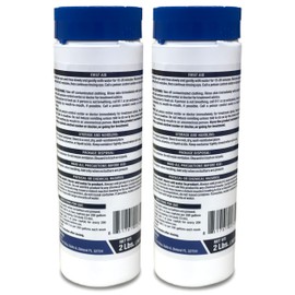 Scented SPA Shock Sample Pack- Oxygen Enhanced Aromatherapy for SPAS & HOT TUBS- Crystal Clear Water with Fragrance Added- ONE Each Lavender and Floral OXIDIZING Crystal Blend- 2 Pack (2 LBS Each)