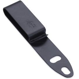 DCC 1 Series Metal Belt Clip - (SHS Model) - (Fits Up to 1.50 Inch Belts) - (Gray) - USA Made - Spring Steel Clip with Cant Adjustable Slots - Corrosion Resistant Finish - Secure IWB Carry
