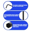 Uxney Hex Key Wrench,6mm L Shaped Hexagon Head Repairing Wrench