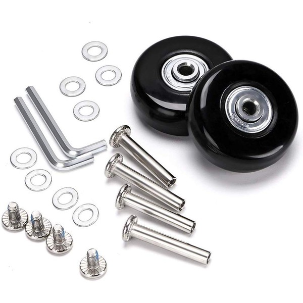 F-ber Luggage Suitcase Wheels Replacement 40mm x 18mm with ABEC