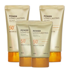 Meoncell 1+1 The Face Shop Power Long Lasting Sun Cream 50ml 80ml large capacity / 메온셀 1+1 더페이스샵 파워 롱래스팅 선크림50ml 80ml대용량