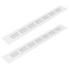 Vent Systems 40 x 300 mm Pack of 2 White