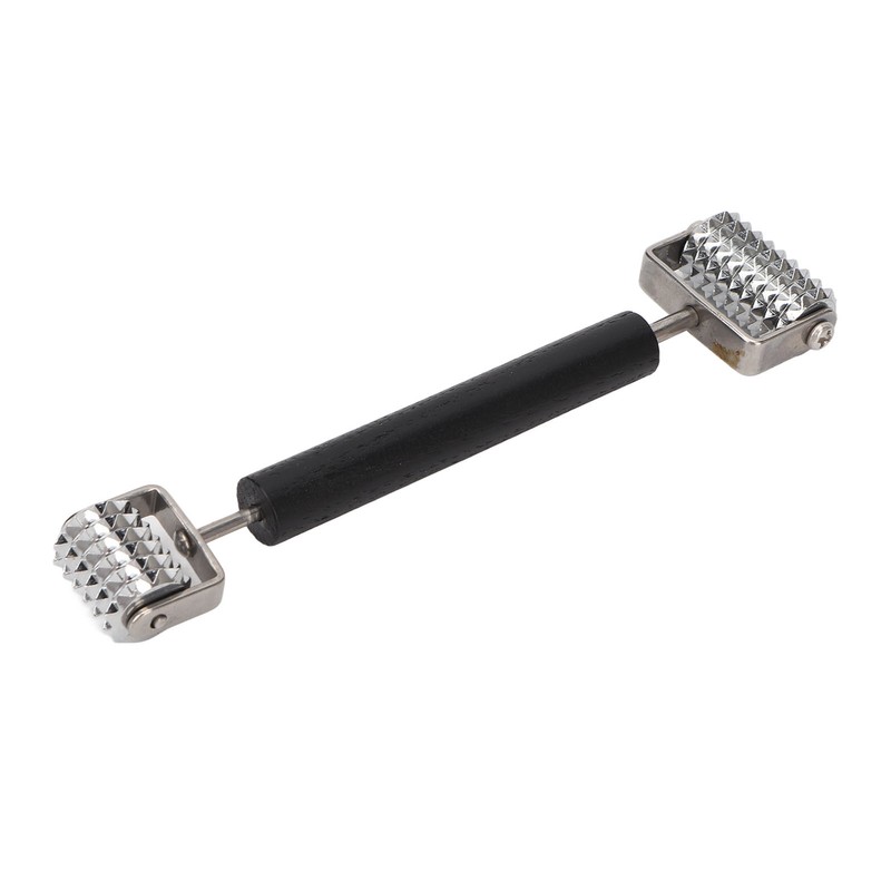 Face Massage Derma Roller Double Head Metal Ridged Derma Roller