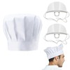 : GaoBangM Chef's Special Set: Adjustable Polyester Flat Top Chef