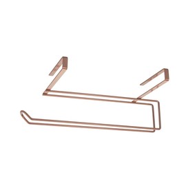 Metaltex 'Easy Roll' Undershelf Kitchen Paper Holder, Polytherm Copper, 35 x 18 x 10 cm