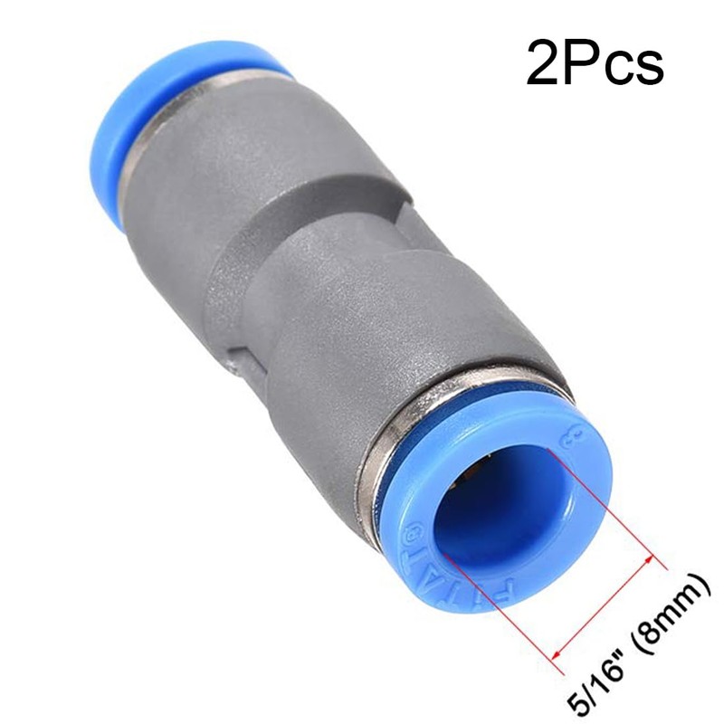 TA-VIGOR 16mm to 14mm Straight Union Push to Connect Fittings,
