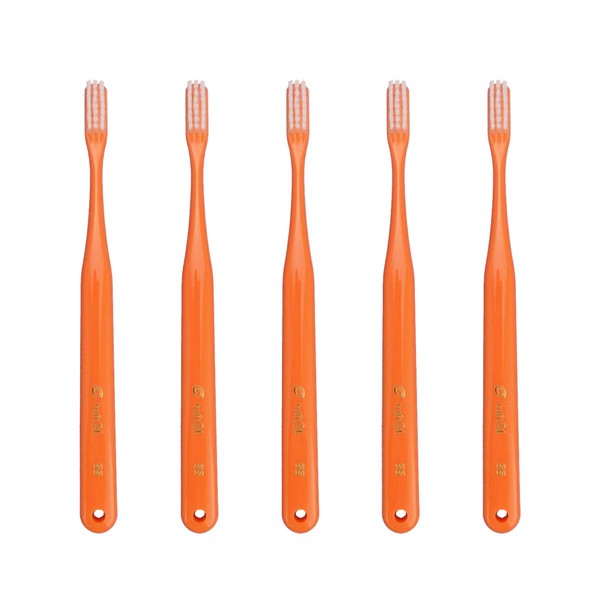 Tuft 24 Toothbrush Set of 5 SS No Cap (Orange)