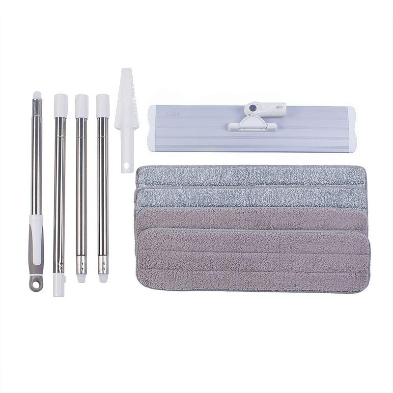 CQT Commercial Flat Microfiber Floor Mop Cleaning System 18" Inch