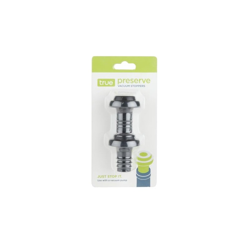 True Fabrication 3910 Preserve Vacuum-Seal Stoppers, Multicolor