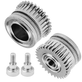 Pacify Extruder Gear 3D Printer Extrusion Gear Set of 2 for Creality K1 K1C K1 max Ender3 V3 Plus 3D Printer Replacement