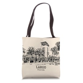 Largo Florida Vintage Retro Travel Souvenir Tote Bag