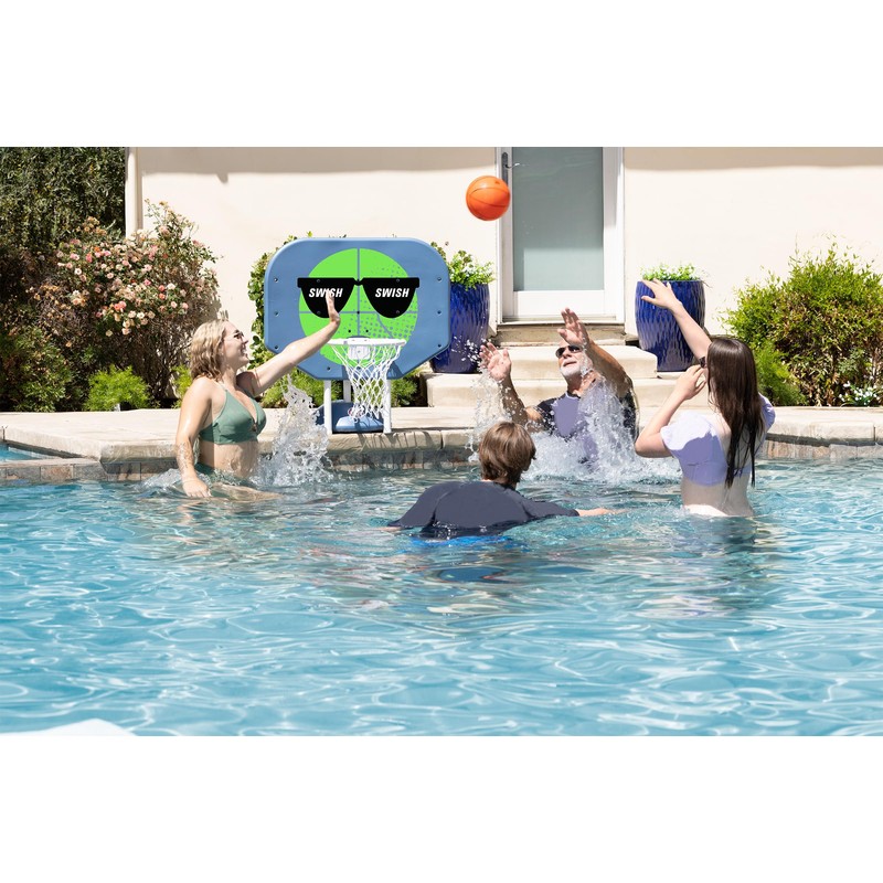 Poolmaster Swish, Swish Pro Rebounder Poolside Basketball Hoop Set for