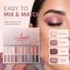 Ucanbe Cosmos Nude Eyeshadow Palette, Pro Matte Shimmer Glitter 20