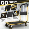 Heavy Duty Foldable Push Cart Dolly | 660 lbs. Capacity