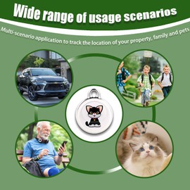 GPS Tracker for Vehicles, Mini Portable Wireless Hidden Tracker with Global Coverage, for Vehicles, Pets, Elderly, Children, No Monthly Fee