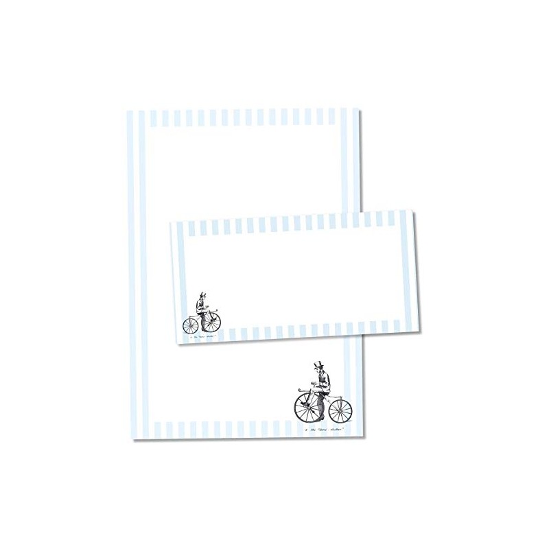 TYSK Design Letter Paper Vintage Blue (Choice of Design) 50