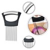 Tabanzhe Onion Slicer Holder Set Stainless Steel Fruit and Vegetable
