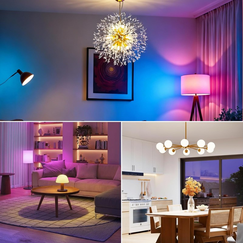 LEDEPLY WiFi G9 Smart Bulb, RGBCW, Compatible with Alexa Google