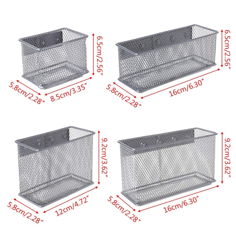 Zeizafa Refrigerator Wire Magnetic Basket Storage Box Pen Makeup