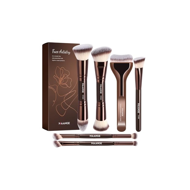 MAANGE Brochas para Maquillaje Profesional