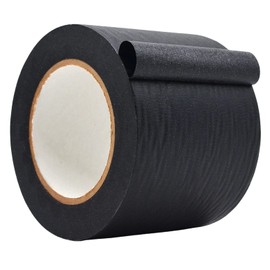 WOD CPM-60 - Cinta de carrocero multicolor, color negro, para manualidades, etiquetado, escritura y decoraciones (disponible en varios tamaños y colores), Negro, 4 in. x 60 yds.