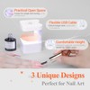 modelones Mini UV Light for Gel Nails Flash Curing 2
