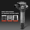 A-Premium Set of 6 Ignition Coil Pack and Iridium Spark