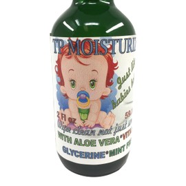 Toilet paper moisturizer, clean it not just smear it, just like babies bottom, wipe clean with natural moisturizer 2 fl oz glass container