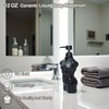Ceramic Boy Soap Dispenser,Lotion and soap Dispenser Set Refillable Liquid