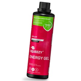 Squeezy Energy Gel Refiller (Cola & Koffein) 500 ml - Sport Energy Gel für schnelle & dauerhafte Energie bei maximaler Verträglichkeit beim Laufen, Radsport, Marathon & Co.