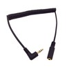 Qaoquda 3Ft Gold Plated 3.5MM Male to Female AUX Audio