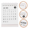 Ciieeo 4pcs Tiny Desk Calendar Mini Calendar Adorn Fresh Design