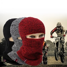Korean-Made Hawoo Smart Winter Balaclava: Fashionable Thermal Face Cover for Hiking, Cycling, and Motorcycling Cover 4-Navy 2ea