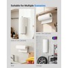 Paper Towel Holder Under Cabinet, One-Handed Tear, Wall Mount, Adhesive,