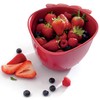 Norpro 2140 Strawberry Colander, Mini, Red