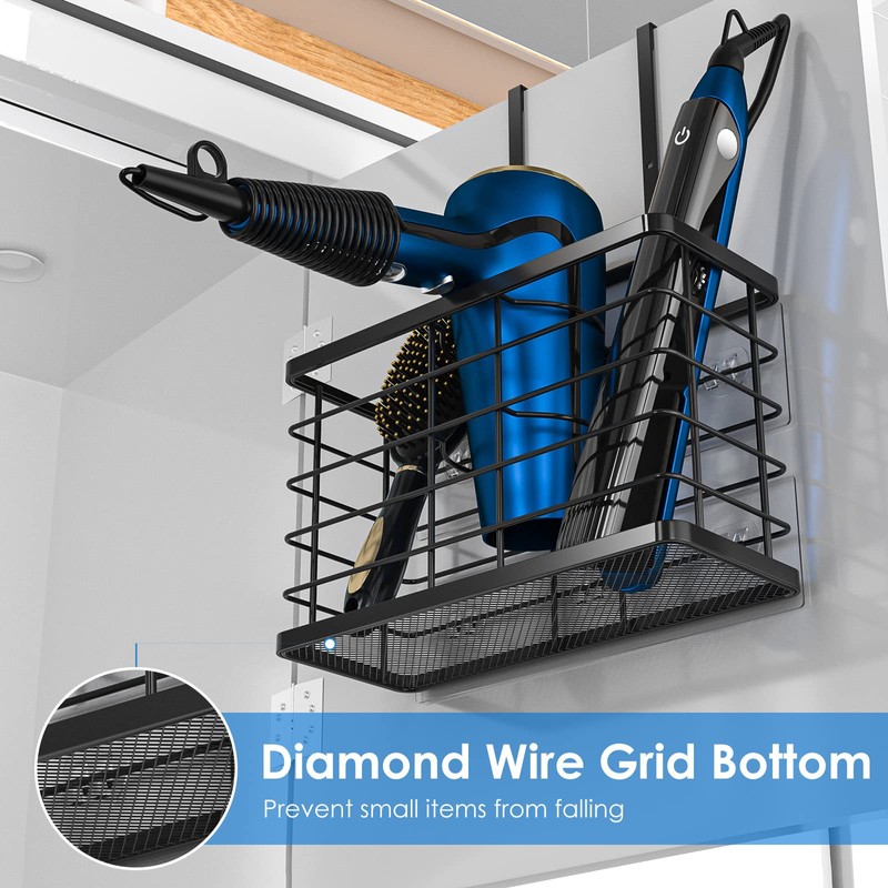 Hair Tool Organizer, Dryer Holder, 3 in 1 Blow Bathroom