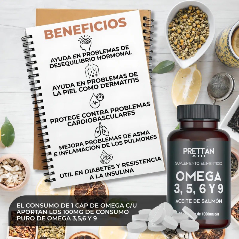 Omega 3 + 5 + 6 +9 Origen Vegetal 30